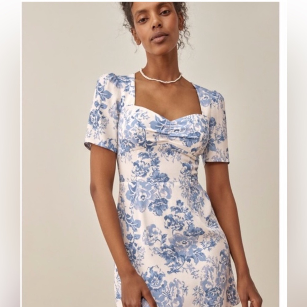 NWT Reformation Brittney Dress Olympia 6